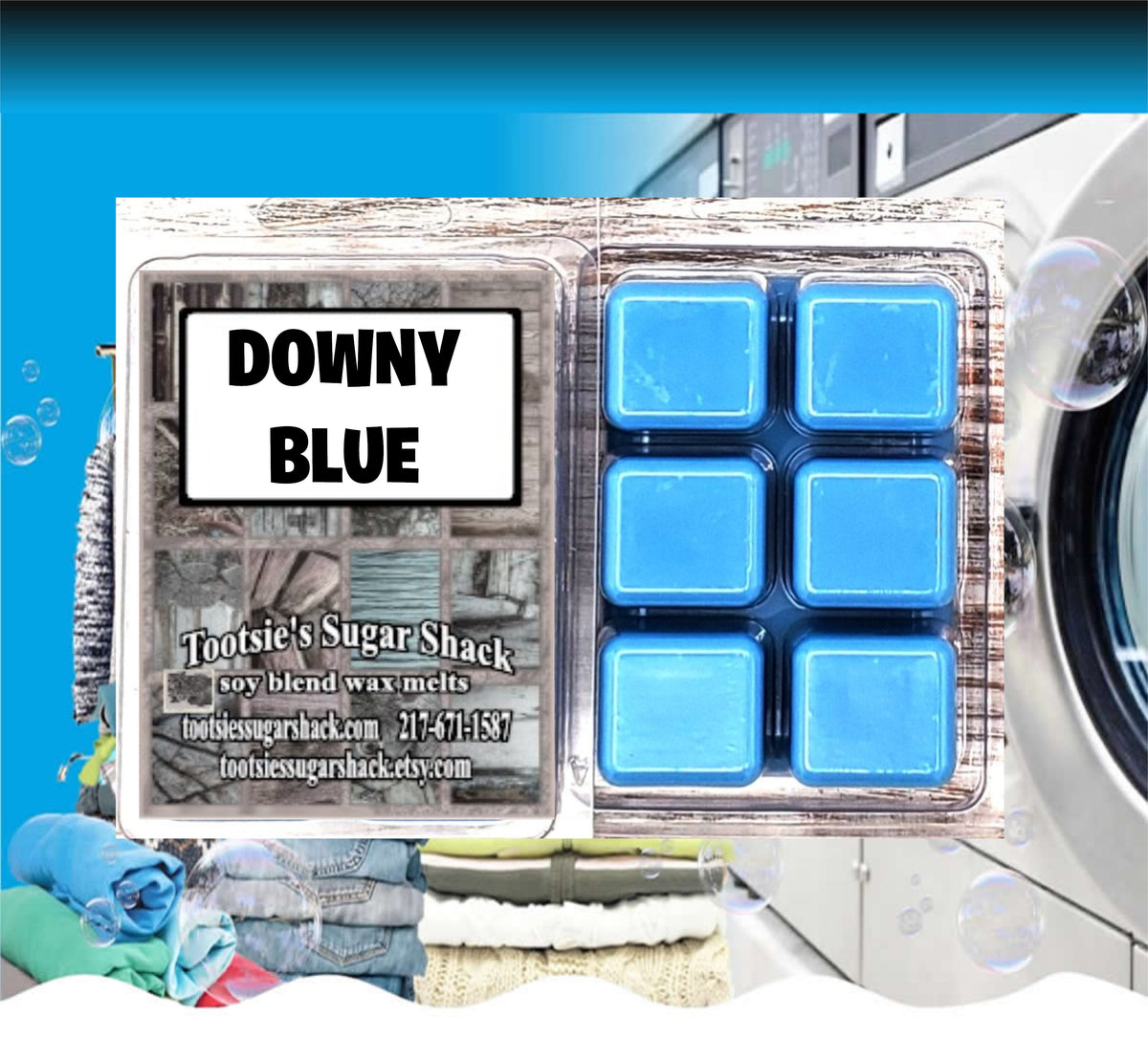 Downy Blue Wax Tarts 