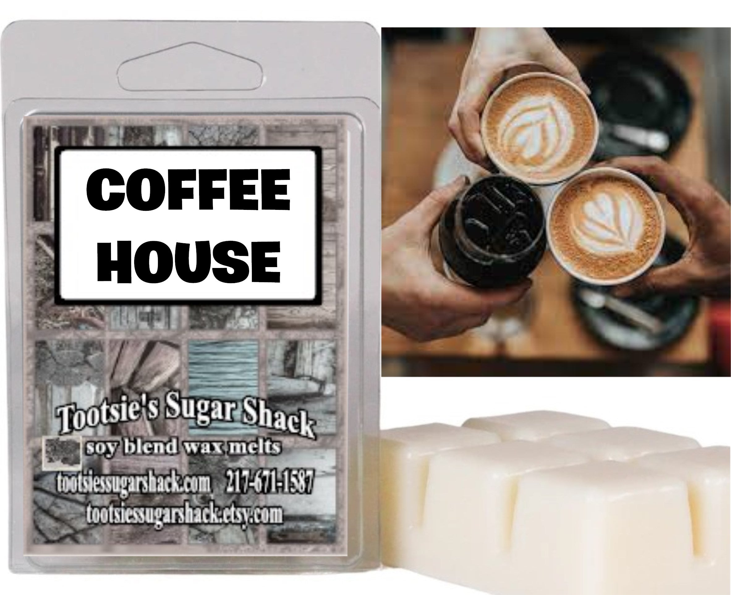coffee house wax melts, coffee wax melts – Tootsies Sugar Shack