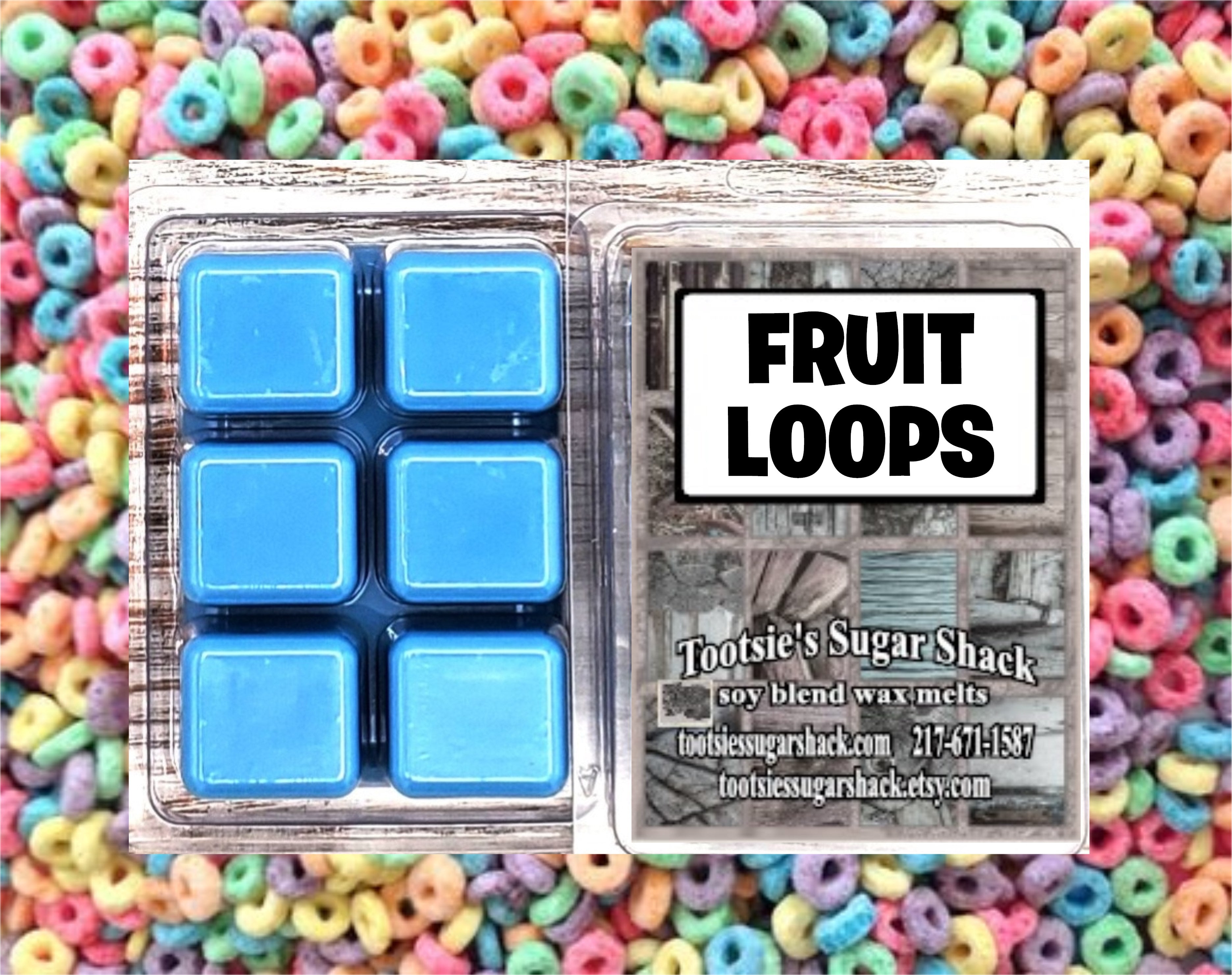 Fruity Loops Wax Melts / Food Shaped Wax Melts – Sugar and Spice Custom  Creations, LLC
